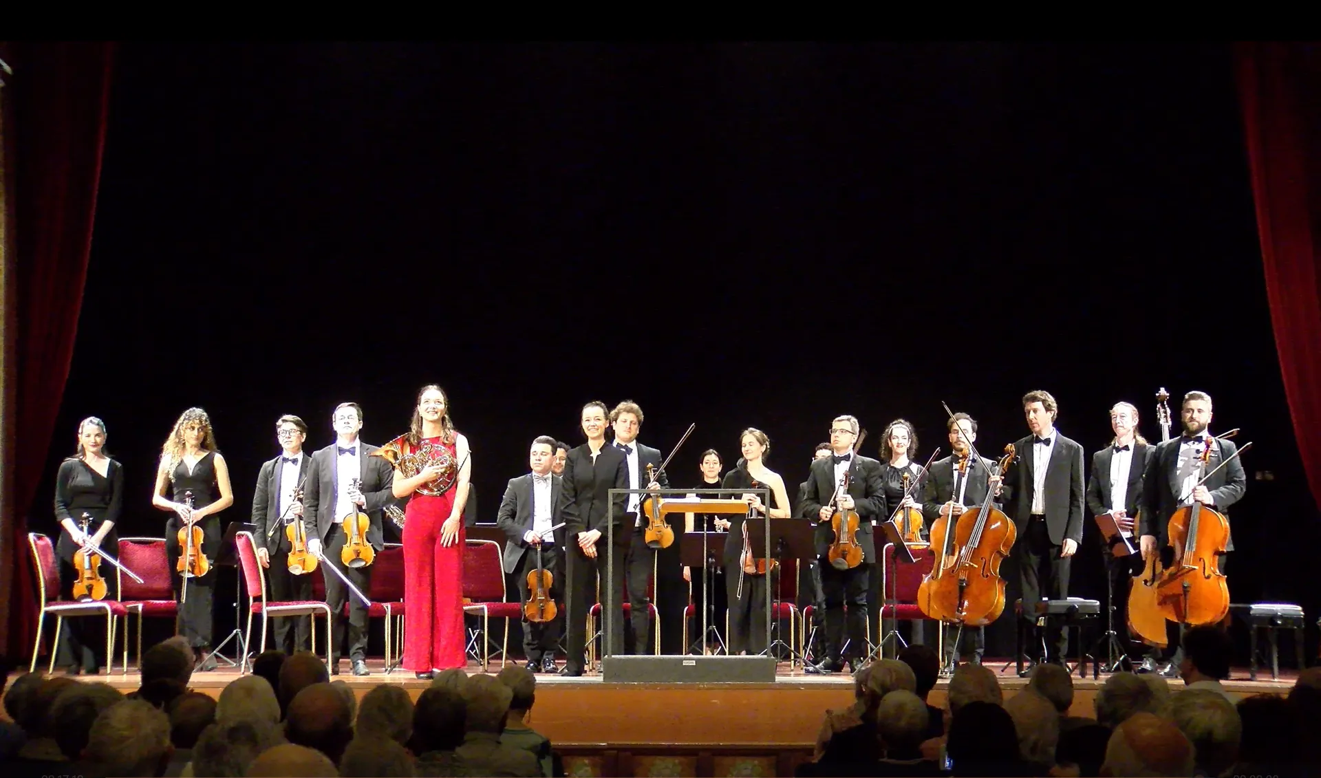 With Annemarie Federle (Horn)